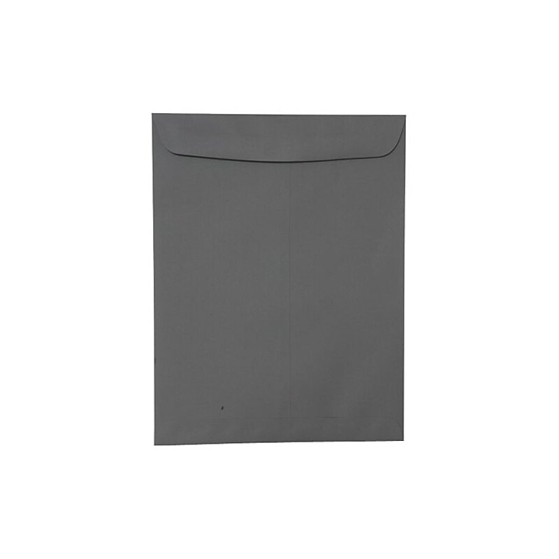 JAM Paper Catalog Envelope, 9" x 12", Dark Grey, 10/Pack (21285783B) image 1