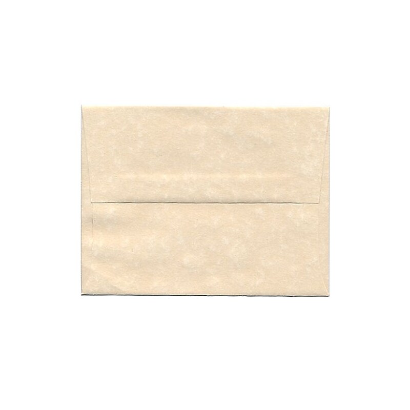 JAM Paper A2 Parchment Invitation Envelopes, 4.375 x 5.75, Natural Recycled, 25/Pack (34777) image 1