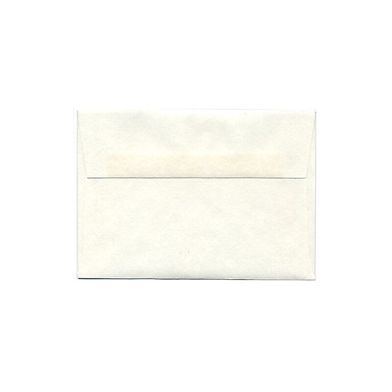 JAM Paper 4Bar A1 Parchment Invitation Envelopes, 3.625 x 5.125, White Recycled, 25/Pack (900926656) image 1