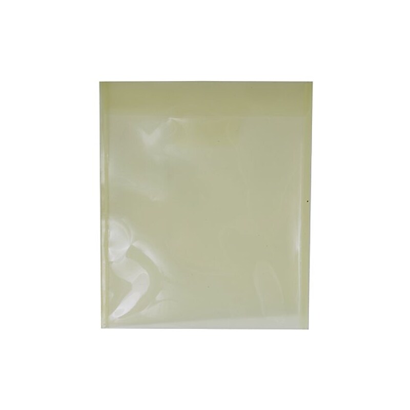 JAM Paper Plastic Envelopes with Tuck Flap Closure, Letter Open End, 9.875 x 11.75, Yellow, 12/Pack (1541734) image 1