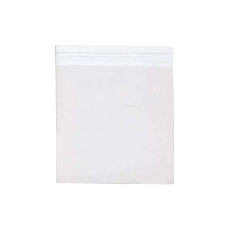 JAM Paper Cellophane Envelopewith Self-Adhesive Closure, 7.75 x 7.75, Clear, 1000/Carton (7.75X7.75CELLOB) image 1