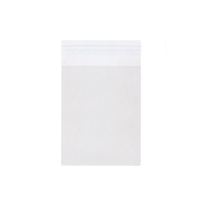 JAM Paper Cellophane Envelope with Self-Adhesive Closure, A2, 4.625 x 5.875, Clear, 1000/Carton (A2CELLOB) image 1