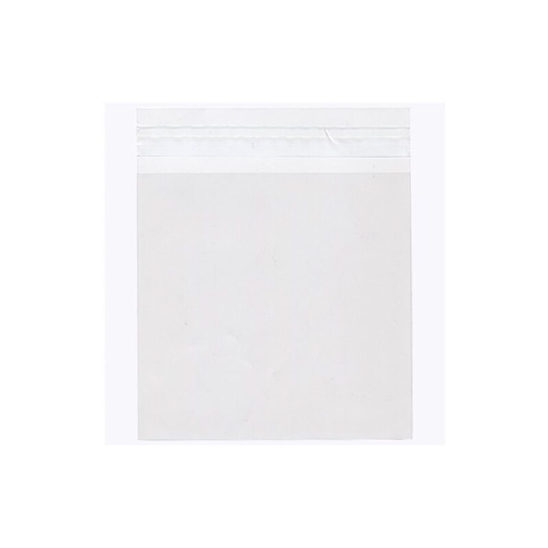 JAM Paper Cellophane Envelope with Self-Adhesive Closure, 5.25 x 5.25, Clear, 1000/Carton (5.25X5.25CELLOB) image 1