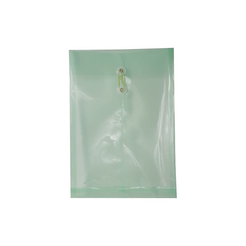 JAM Paper Plastic Document File, Legal, Green, 12/Pack (119B1GR) image 1
