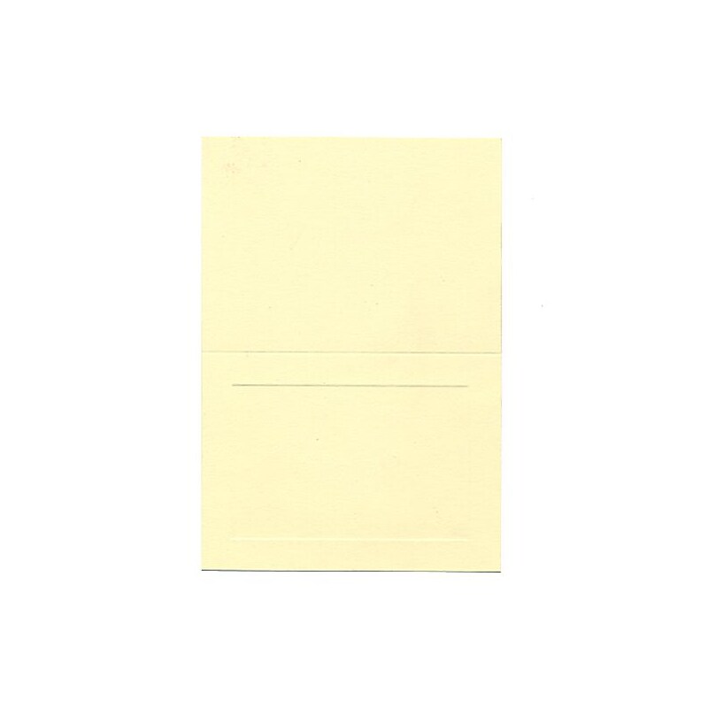 JAM Paper® Blank Foldover Cards, 4Bar A1 Size, 3 1/2 x 4 7/8, Ivory Panel, 500/Pack (309898B) image 1
