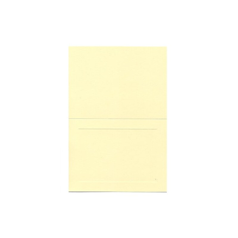 JAM Paper® Blank Foldover Cards, A6 Size, 4 5/8 x 6 1/4, Ivory Panel, 25/Pack (309932C) image 1