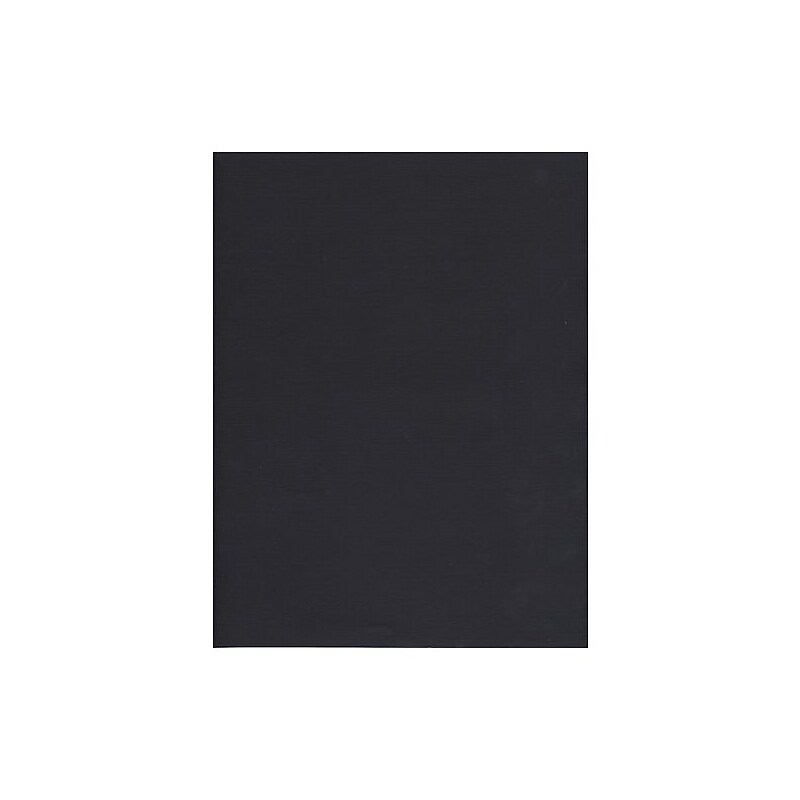 JAM Paper 80 lb. Cardstock Paper, 8.5" x 11", Black, 250 Sheets/Ream (6293359B) image 1