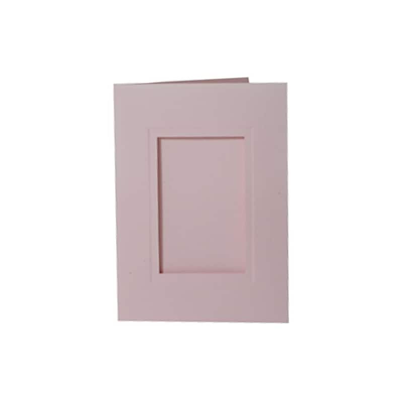 JAM Paper® A7 Photo Notecards, 5 x 7, Baby Pink, 100/Pack (1791031B) image 1