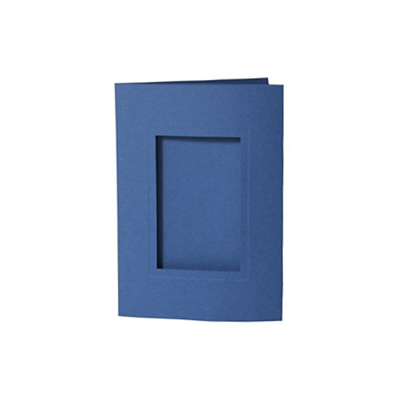 JAM Paper® A7 Photo Notecards, 5 x 7, Blue, 12/Pack (1791033) image 1
