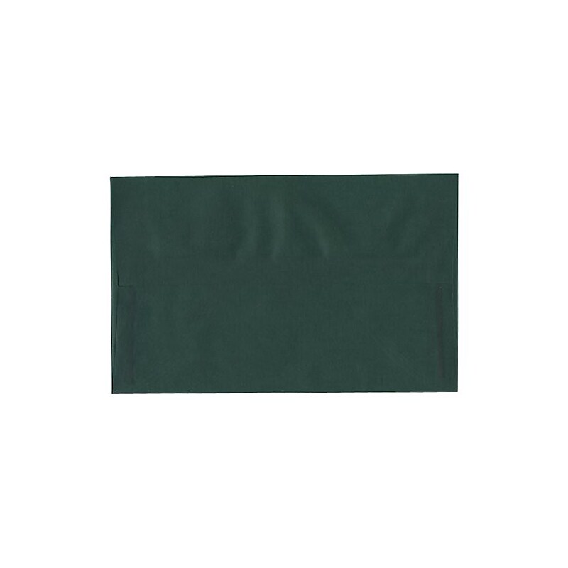 JAM Paper A10 Translucent Vellum Invitation Envelopes, 6 x 9.5, Racing Green, 25/Pack (PACV863) image 1