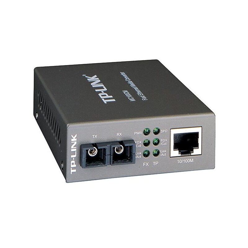 TP-LINK® JetStream™ MC100CM 2 Port Fast Ethernet Media Converter image 1