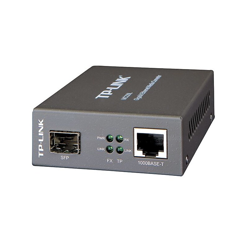 TP-LINK® JetStream™ MC220L 1 Port Gigabit Ethernet Media Converter image 1