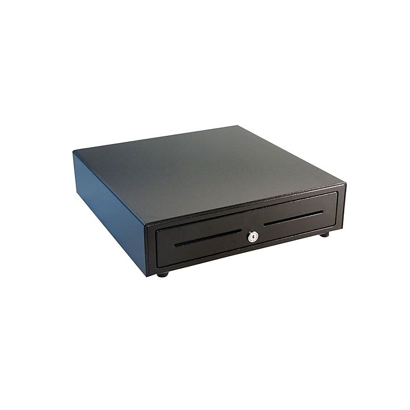 APG Vasario Cash Drawer, 10 Compartment, Black (VB320-BL1915) image 1