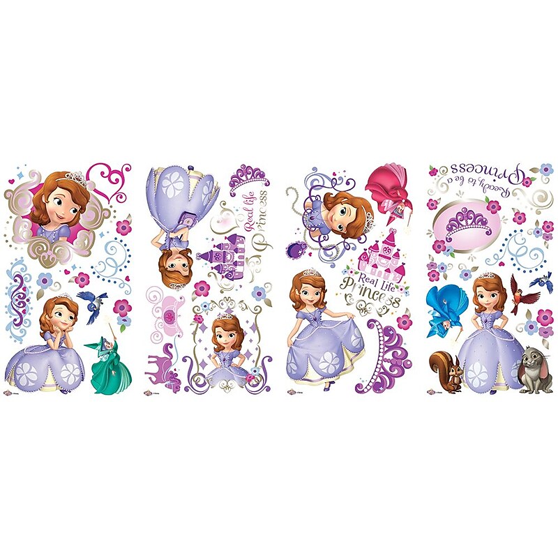 RoomMates Sofia the First Peel and Stick Wall Decal image 1