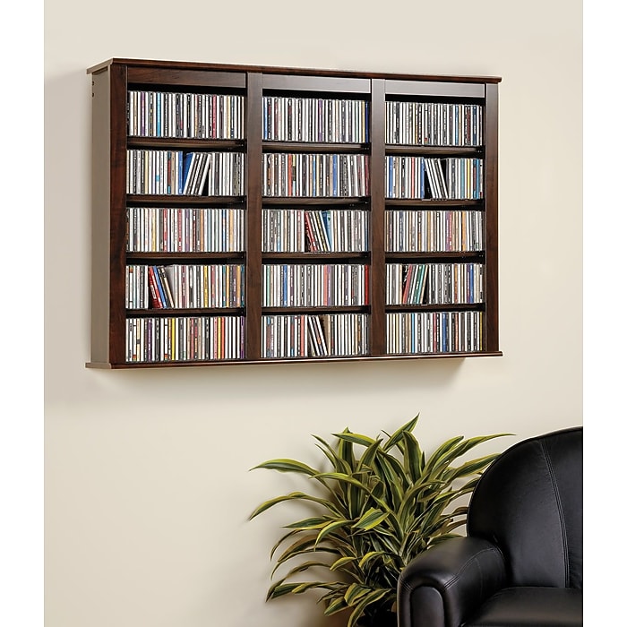 Prepac™ Triple Wall Mounted Storage, Espresso | Staples