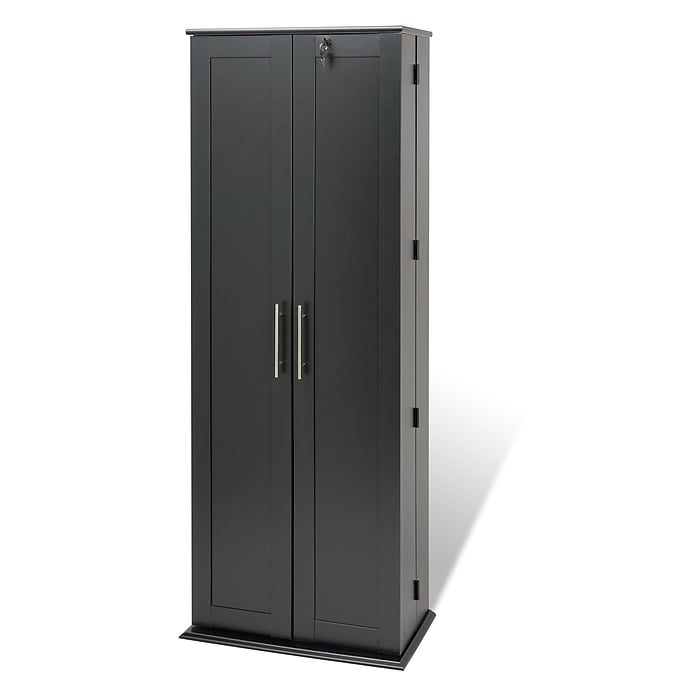Prepac™ Grande Locking Media Storage Cabinet With Shaker Doors
