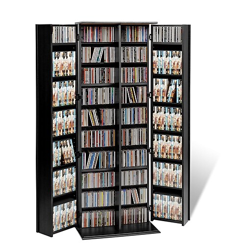 Prepac™ Grande Locking Media Storage Cabinet With Shaker Doors