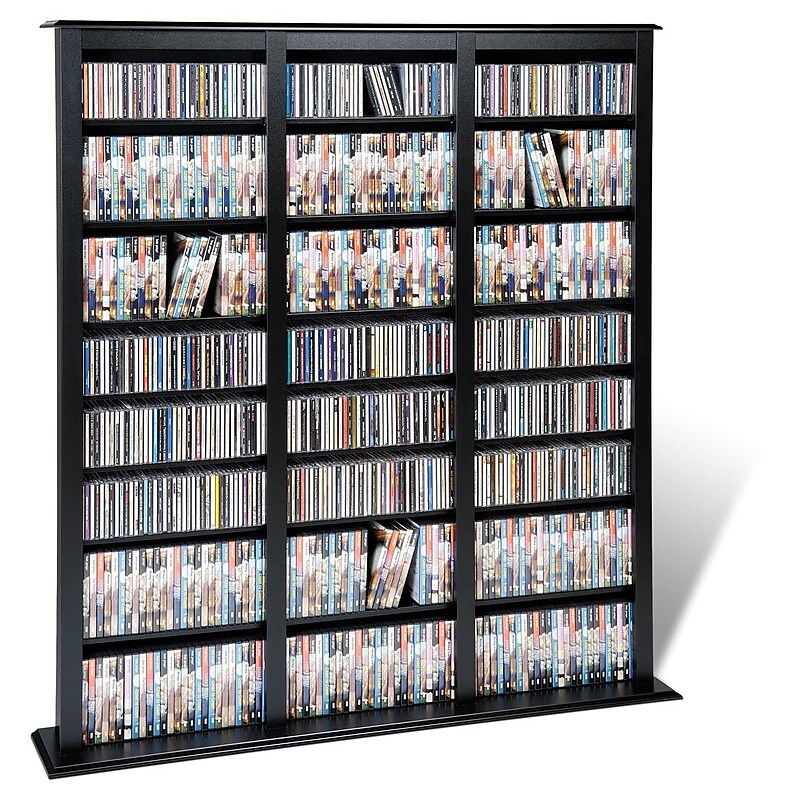 Prepac™ Triple Width Barrister Tower, Black (BMB-1200-K) image 1