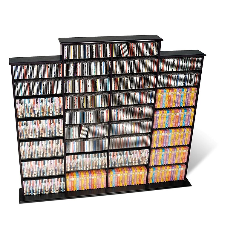 Prepac™ Quad Width Wall Storage, Black image 1