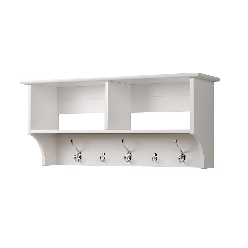 Prepac™ Wide Hanging Entryway Shelf, 36" x 11.5", White (WEC-3616) image 1