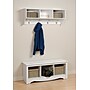 Prepac™ Sonoma Entryway Cubbie Shelf, 48" x 11.5", White~#|#~m000070306_sc7