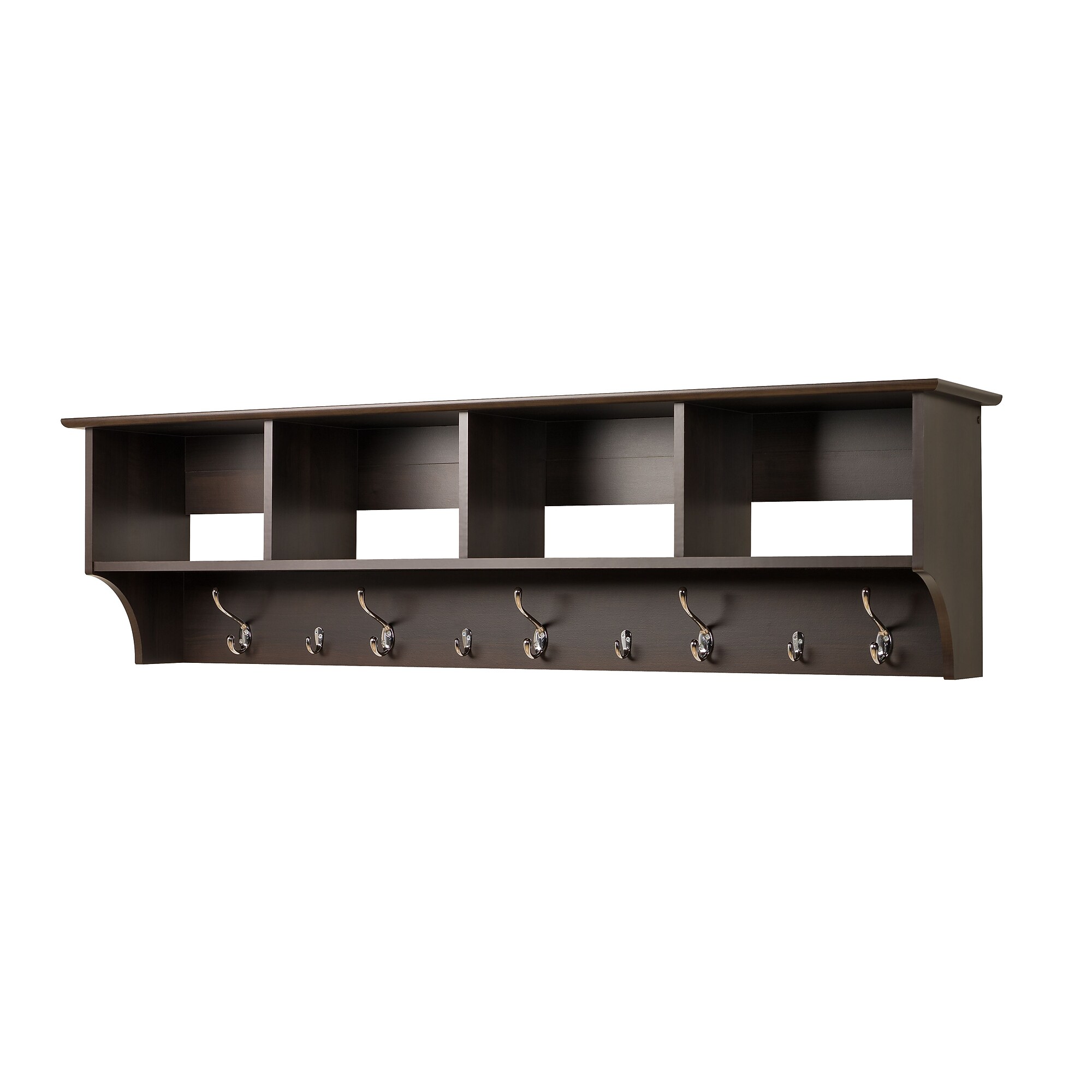 Prepac Wide Hanging Entryway Shelf, 60″ x 11.5″, Espresso Sansujyuku sansujyuku.com