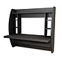 Prepac 42'' W L-Shape Metal Contemporary Wall Mounted Desk, Black (BEHW-0200-1)~#|#~m000070374_sc7