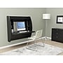Prepac 42'' W L-Shape Metal Contemporary Wall Mounted Desk, Black (BEHW-0200-1)~#|#~m000070375_sc7