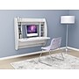 Prepac 42" Wall Mounted Floating Desk with Storage, White (WEHW-0200-1)~#|#~m000070381_sc7