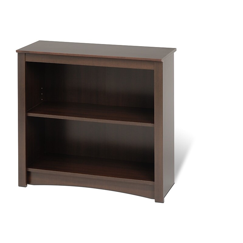 Prepac™ 2 Shelf Bookcase, Espresso (EDL-3229) image 1