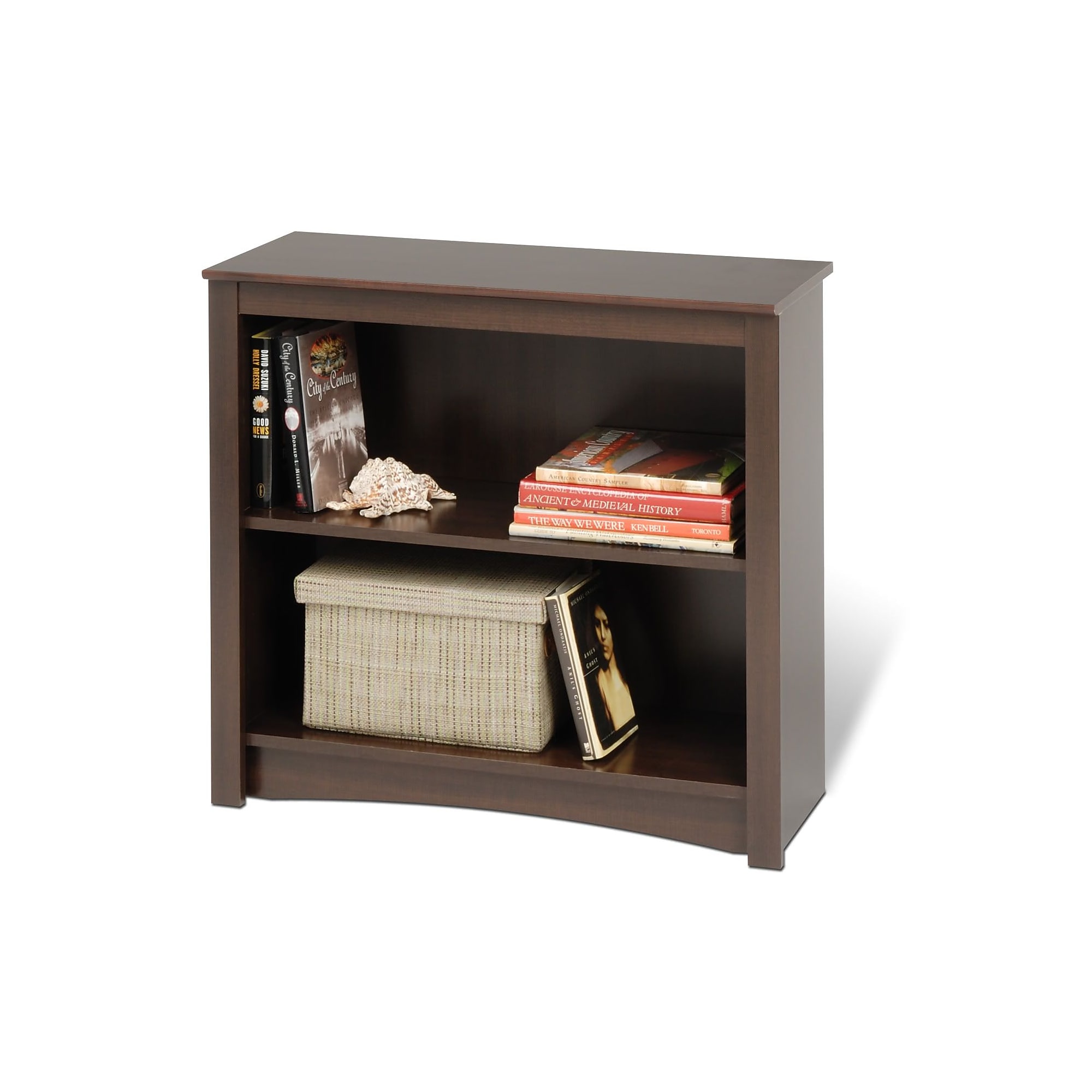 Prepac 2 Shelf Bookcase, Espresso (EDL-3229) Sansujyuku sansujyuku.com