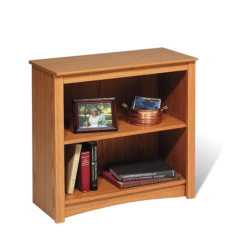 Prepac™ 2 Shelf Bookcase, Oak image 1