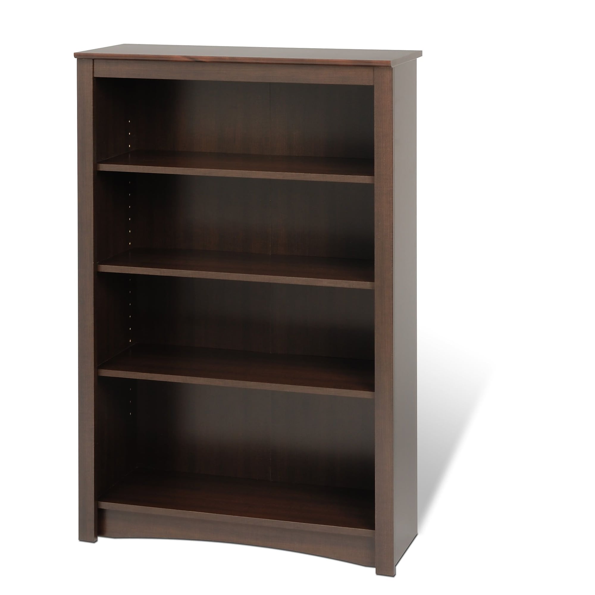 Prepac 4 Shelf Bookcase, Espresso Sansujyuku sansujyuku.com