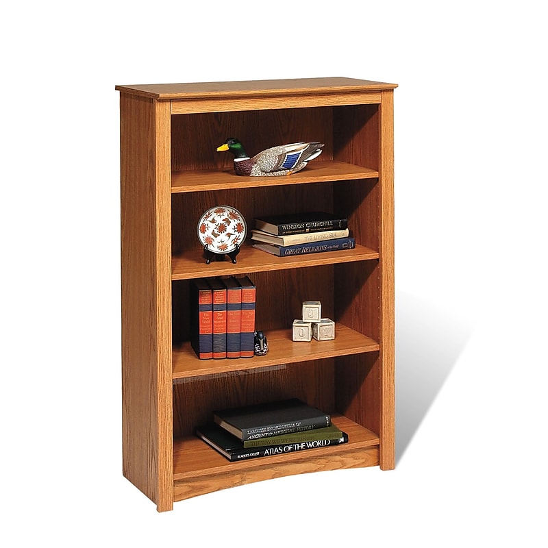 Prepac™ 4 Shelf Bookcase, Oak image 1