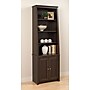 Prepac™ Tall Slant Back Bookcase With 2 Shaker Doors, Espresso~#|#~m000070436_sc7