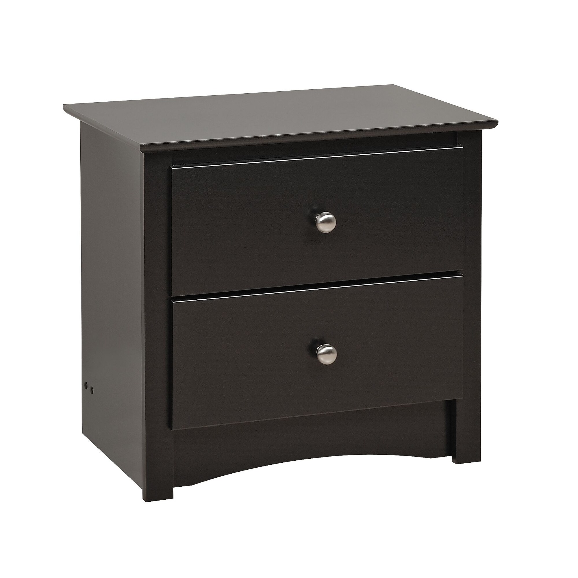 Prepac 21.75″ Sonoma 2 Drawer Nightstand, Black Sansujyuku sansujyuku.com
