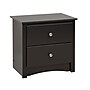 Prepac™ 21.75" Sonoma 2 Drawer Nightstand, Black~#|#~m000070439_sc7