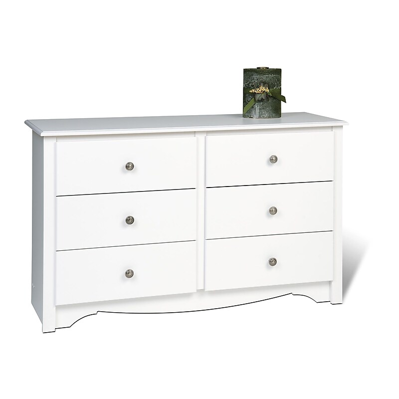 Prepac™ 29" Monterey Children's 6 Drawer Dresser, White image 1