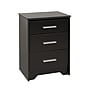 Prepac™ 27" Coal Harbor 3 Drawer Tall Nightstand, Black~#|#~m000070527_sc7