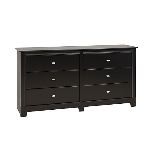 Prepac Black Kallisto 3 Drawer Nightstand