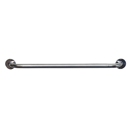 DMI® 32" Institutional Steel Knurled Grab Bar, Silver Staples