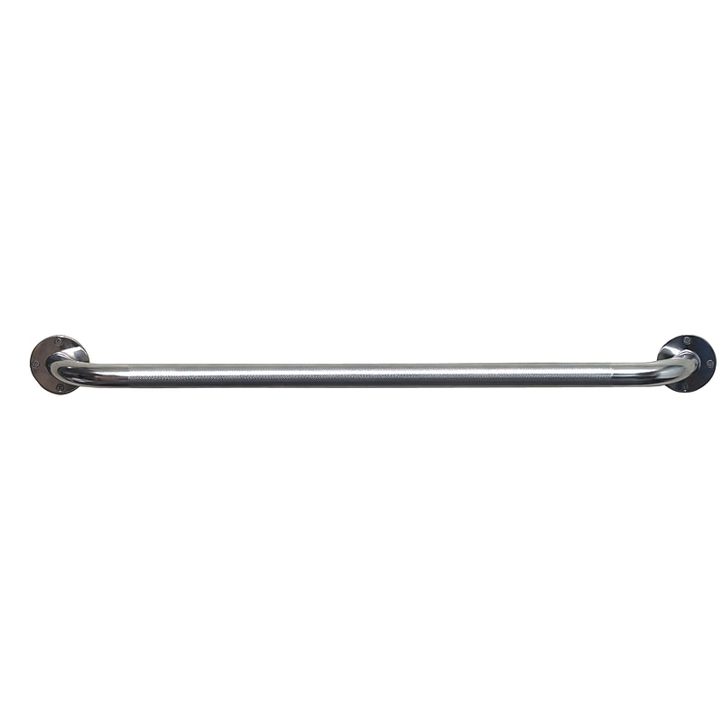 DMI® 32" Institutional Steel Knurled Grab Bar, Silver image 1