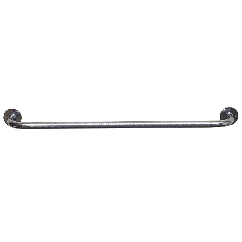 DMI® 32" Steel Knurled Grab Bar, Chrome image 1