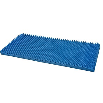 DMI® 33" x 72" Hospital Bed Size Convoluted Bed Pad, Blue