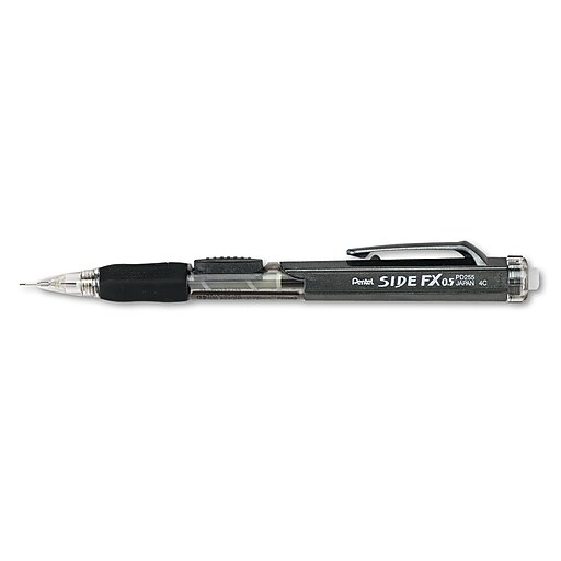 Pentel® Side FX® 0.5 mm Mechanical Pencil, Black (PD255A) at Staples