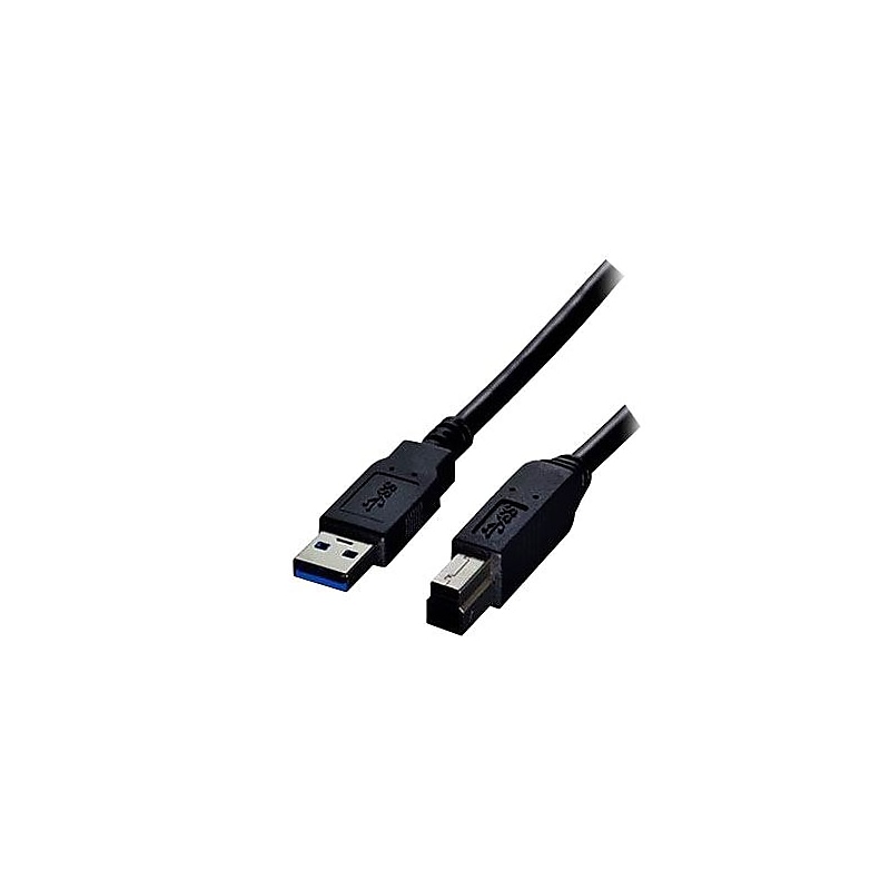 Comprehensive® 6' USB 3.0 A Male To B Male Cable, Black image 1