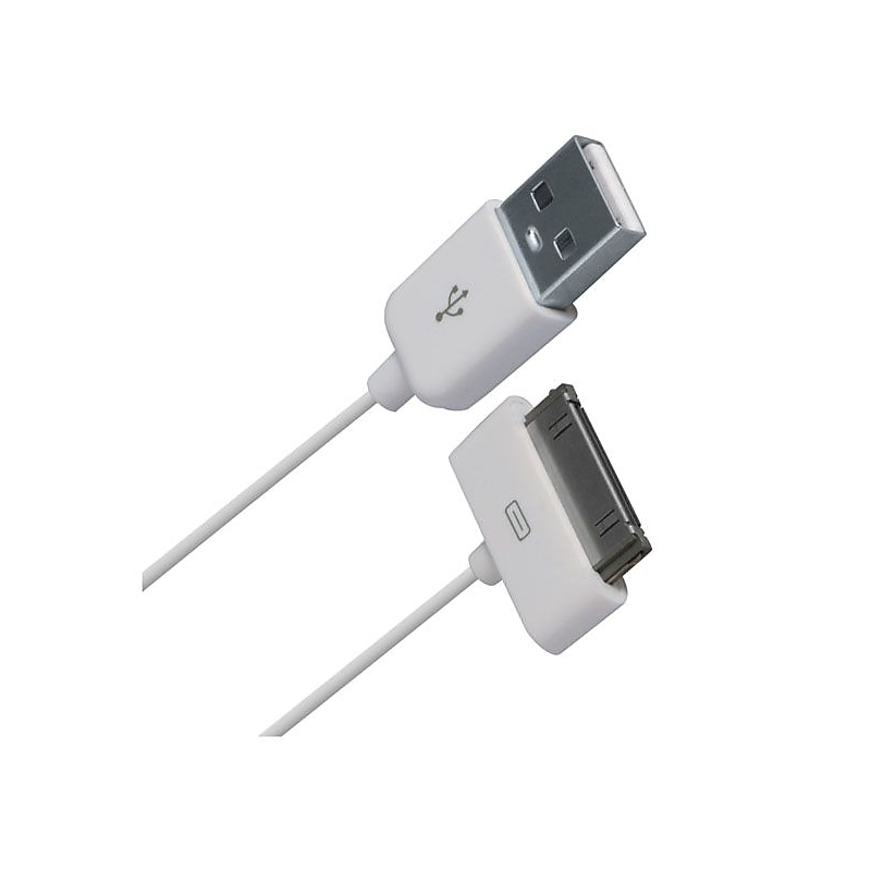 4XEM 30-Pin To RCA Composite Audio/Video Plus USB Charging Adapter For iPhone/iPod/iPad image 1