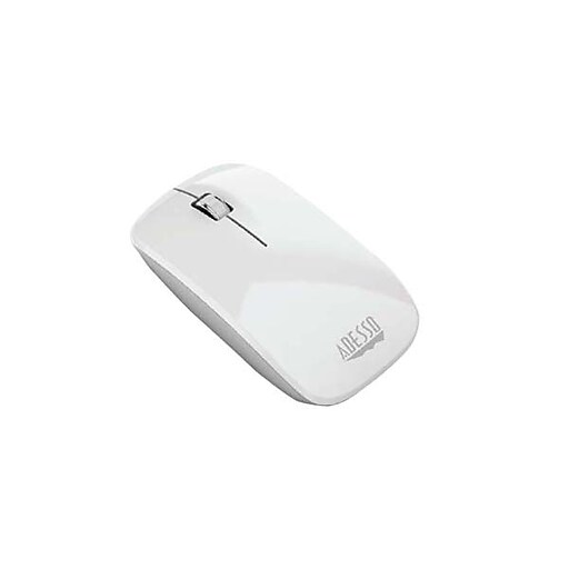 Adesso Bluetooth Wireless Optical Mouse, White (IMOUSE M300W) Staples