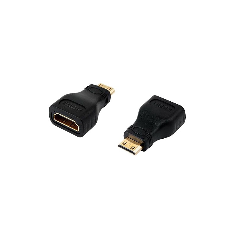 4XEM 4XHDMIFMMINI HDMI to Mini HDMI Adapter, Black image 1