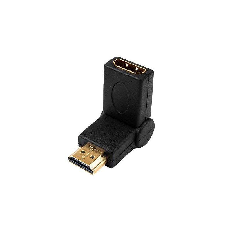 4XEM 4XHDMIMFSWIVEL 7.08" HDMI Adapter Cable, Black image 1